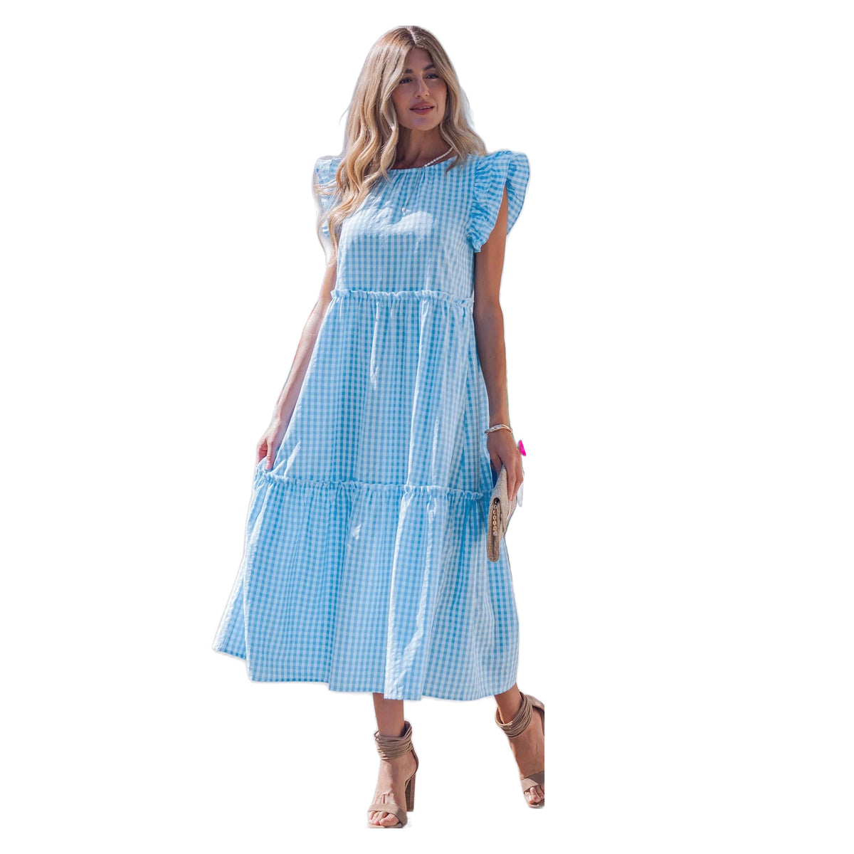 Women's dress on a plain white background